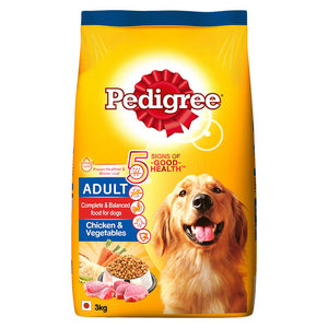 Pedigree Chicken and Vegetables Adult Dog Dry Food