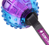 Gigwi Regular Ball Push To Mute Dog Toy - Blue/Purple