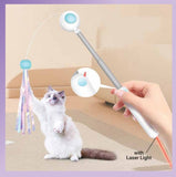 Holy Paws Cat Teasing Stick Expandable With Leaser Light