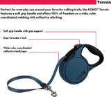 Kong Retractable Terrain Tape Dog Leash Blue - 5M