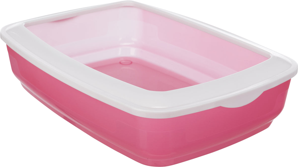 Trixie Brisko Cat Litter Tray With Rim (Color May Vary)