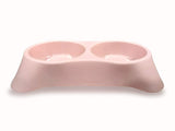 Pets Empire Plastic Double Bowl For Dogs & Cats