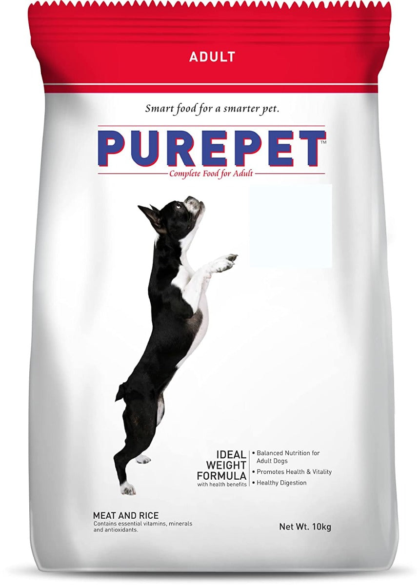 Purepet Meat & Rice Adult Dog Dry Food