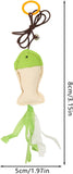 Smarty Pet Canvas Fish Cat Toy With Bell & Hanging String