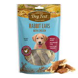 Dogfest Rabbit Ears With Chicken Treats For Puppy