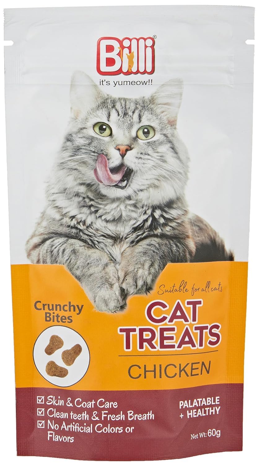 TAIYO Billi Chicken Cat Treats – Crunchy Bites