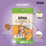 Kittos Cod Sandwich Cat Treat