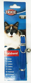 Trixie Cat Collar With Bell Blue