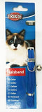 Trixie Cat Collar With Bell Blue