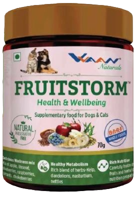 Vvaan Naturals: Fruitstorm Health & Wellbeing for Dogs & Cats