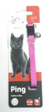 Petsetgo Ping Cat Collar With Bell Pink (Extra Small)