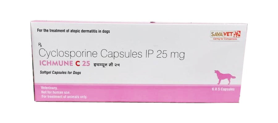 Savavet Ichmune C 25 mg Softgel Capsules for Dogs