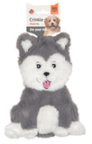 FOFOS Crinkle Husky Plush Dog Toy