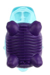 Gigwi Suppa Puppa Squeak Cat Shape Dog Toy - Blue/Purple