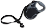 Kong Retractable Terrain Tape Dog Leash Black - 3 M