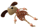 Gigwi Ecoline Dog Catch & Scratch With Catnip Ratton Wood & Plush