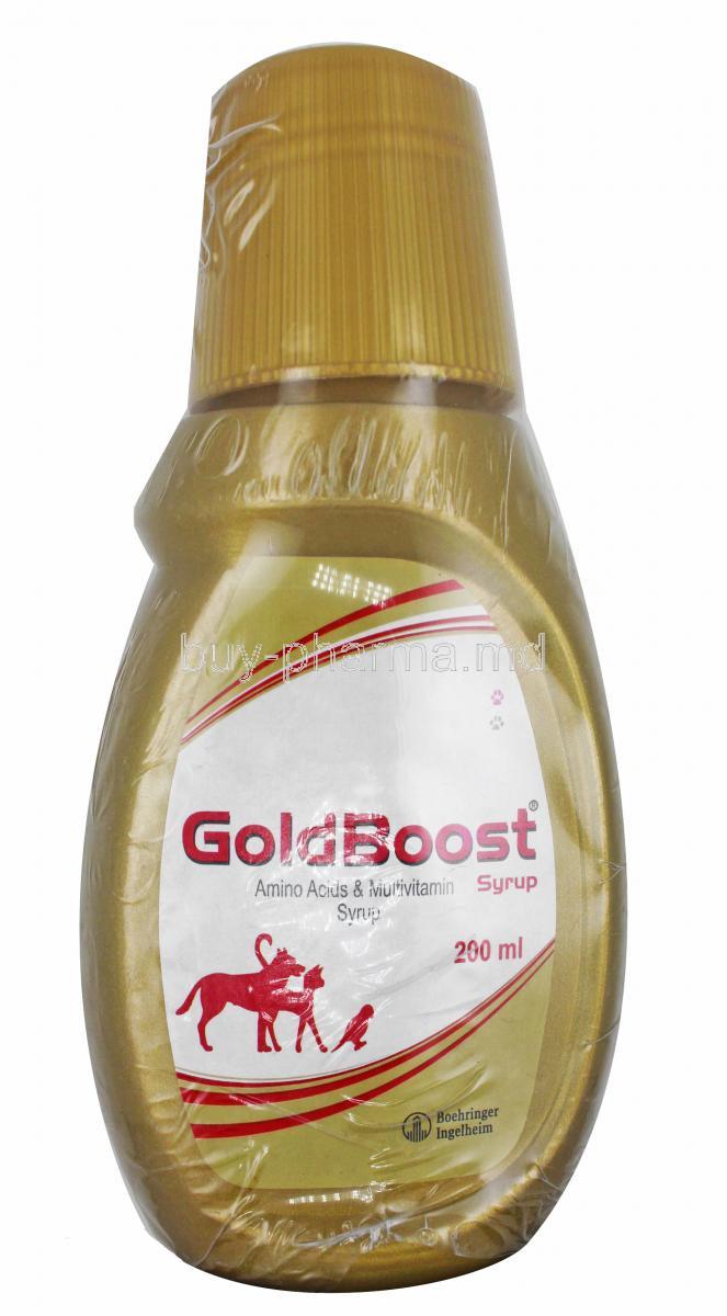 Boehringer Ingelheim: Gold Boost - Amino Acids & Multivitamin Syrup - Premium Animal Nutritional Supplement