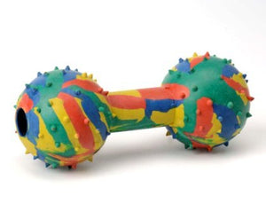 Kennel Durable Rubber Musical Dumbell