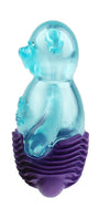 Gigwi Suppa Puppa Squeak Bear Shape Toy - Blue/Purple