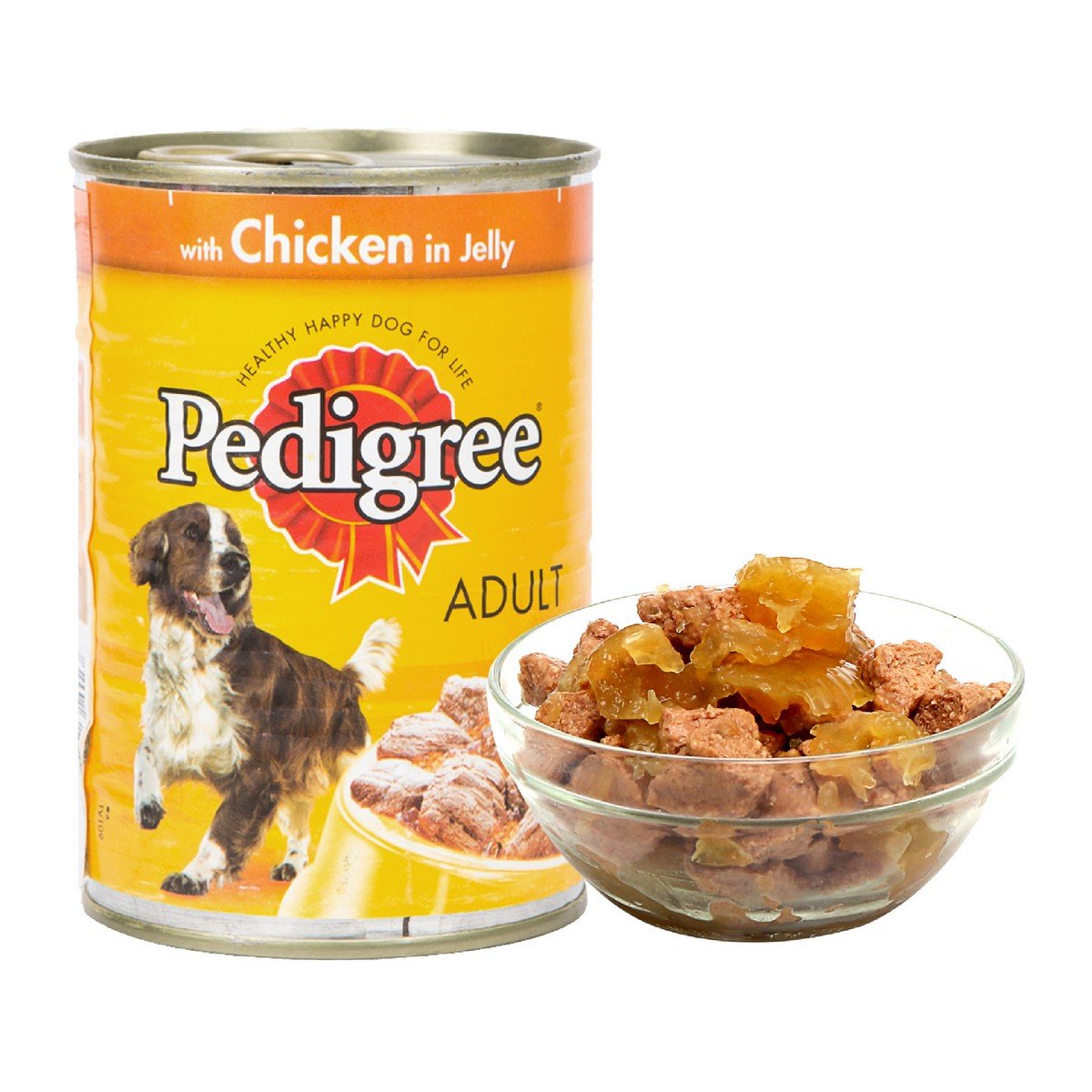 Pedigree Tin ' With Chicken In Jelly'