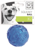 M-Pets Squeaky Ball Green & Blue