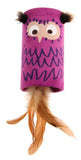 Gigwi Happy Indian Melody Chaser Owl Tube With Sound Chip Cat Toy