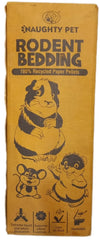NAUGHTY PET Rodent Bedding – 100% Recycled Paper Pellets