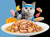 Moochie Weight Control Mince With Salmon Pouch For Cats