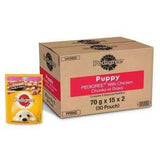 Pedigree Puppy With Chicken Chunks In Gravy Pouch 70 G (Pack Of 30) - Ecom Pack Summer5