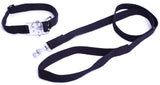 Kennel Soft Nylon Super Premium Adjustable Click Lock Collar & Lead (W = 1 1/4")