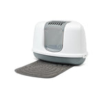 Savic Nestor Corner Cat Toilet - White/Grey