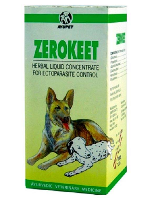 Ayupet: ZeroKeet Herbal Liquid Concentrate - Natural Ectoparasite Control for Dogs