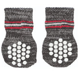 Trixie Gray Non - Slip Dog Socks