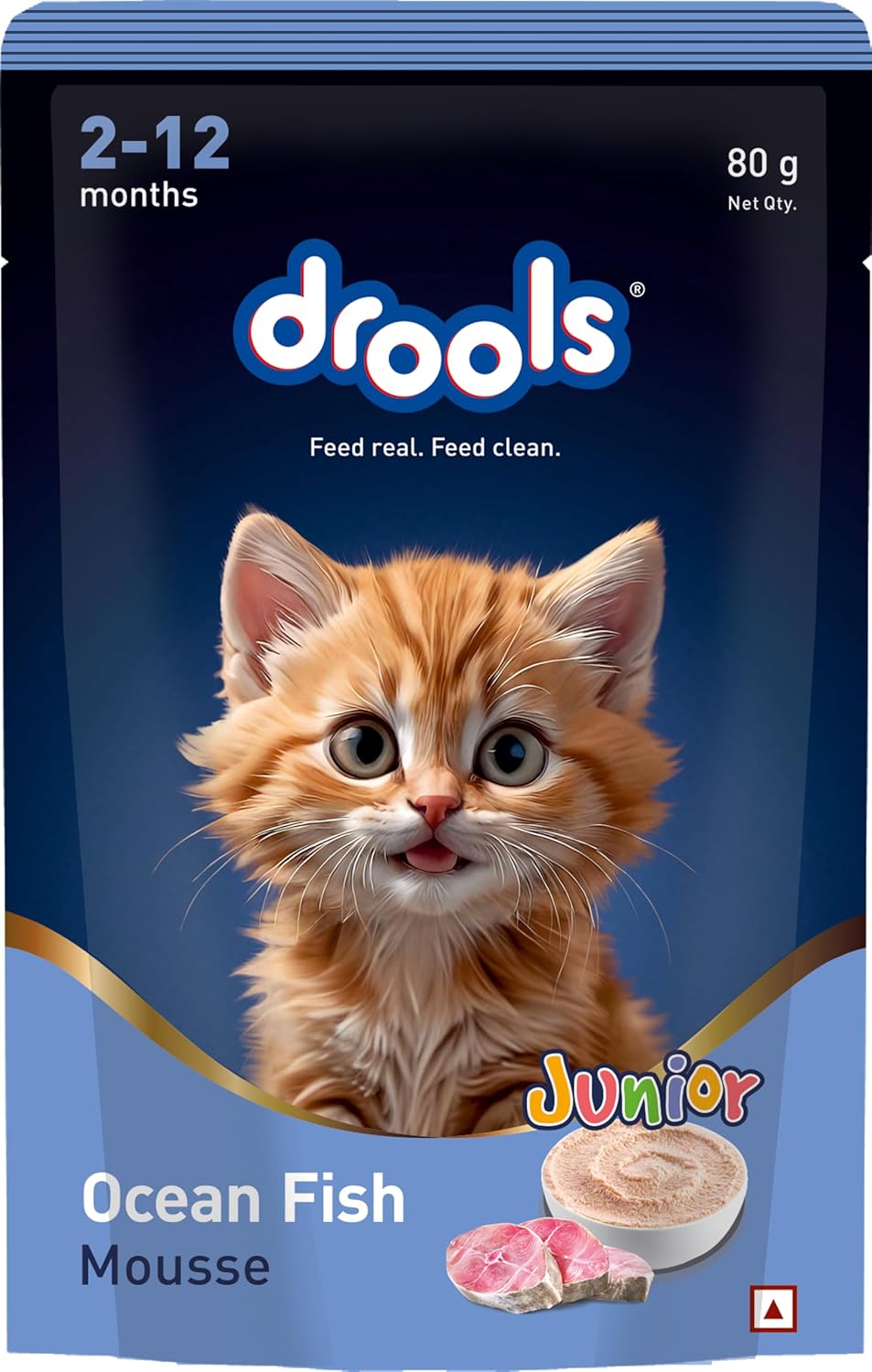 Drools Ocean Fish Mousse Kitten Gravy Pouch