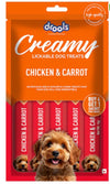 Drools Creamy Lickable Chicken & Carrot Dog Treats (Buy 4 Get 1 Free )