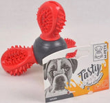 M-Pets Saturn Dog Toy With Treat Dispenser - Red