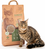 M-PETS Bamboo Organic & Biodegradable Eco-Friendly Cat Litter 5 L