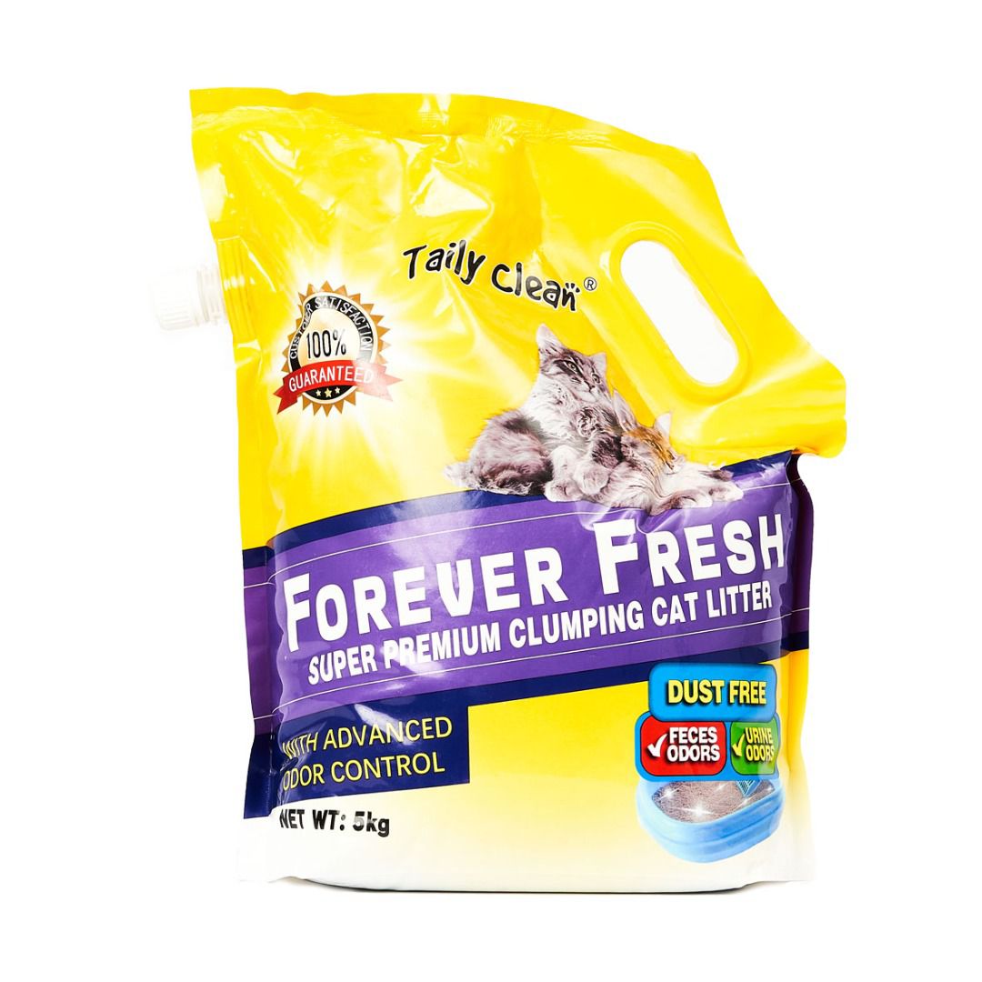 Taily Clean Forever Fresh Premium Clumping Cat Litter – Dust Free