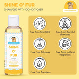 Papa Pawsome Shine O Fur Shampoo With Conditioner