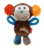 Gigwi Plush Friendz Squeaky Monkey - Dog Toy