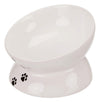 Trixie Ceramic Raised Shape Bowl for Cats - White