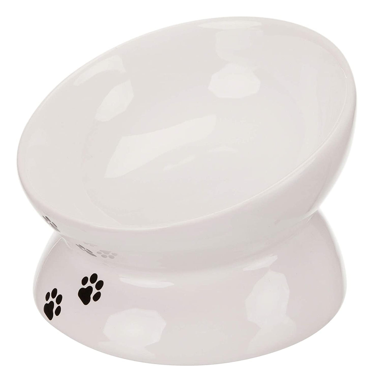 Trixie Ceramic Raised Shape Bowl for Cats - White