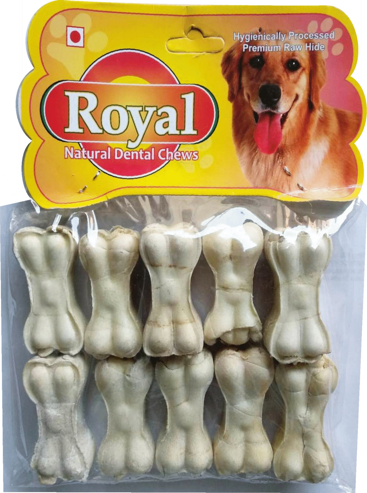 Royal Natural Raw Hide Bone 2 Inch