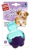 Gigwi Suppa Puppa Squeak Hippo Dog Toy - Blue/Purple