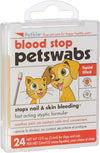 PetKin Blood Stop Pet Swabs - 24 Swabs