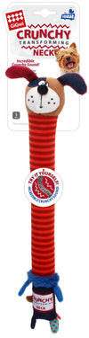 Gigwi Crunchy Transforming Neck Dog Toy