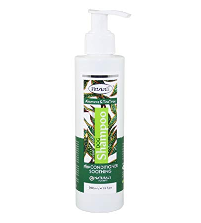 Petswill Aloe Vera & Tea Tree Conditioner Soothing Dog Shampoo