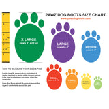 Pawz Waterproof Dog Boots - Medium - Olive Green 12 PCS