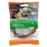 N-Bone Puppy Teething Ring Natural Chew Treat - Pumpkin Flavour