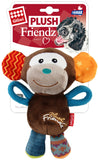 Gigwi Plush Friendz Squeaky Monkey - Dog Toy